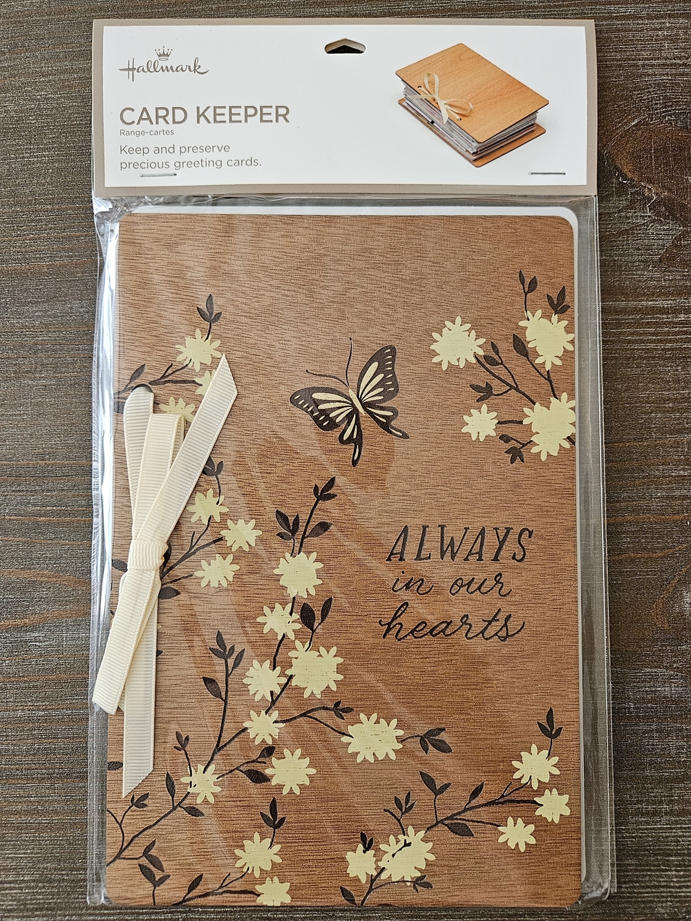 Hallmark Always In Our Hearts Card Keeper - New